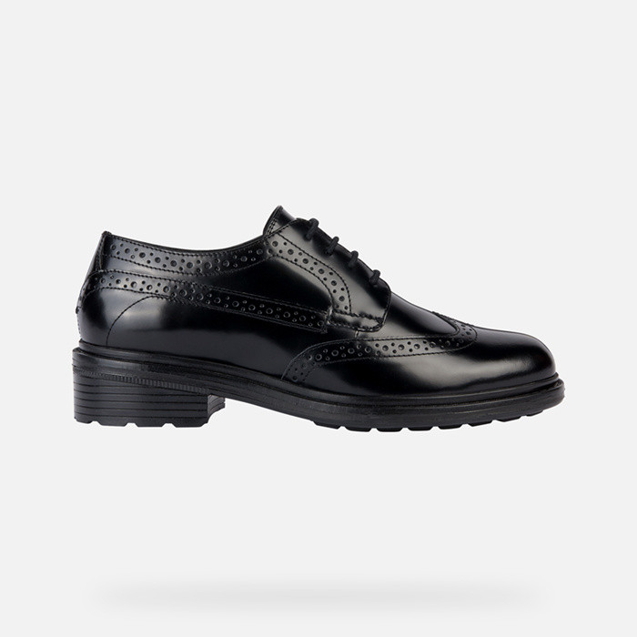 Lace-up shoes WALK PLEASURE WOMAN Black | GEOX