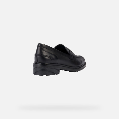 Leather loafers WALK PLEASURE WOMAN Black - image number 5 | GEOX