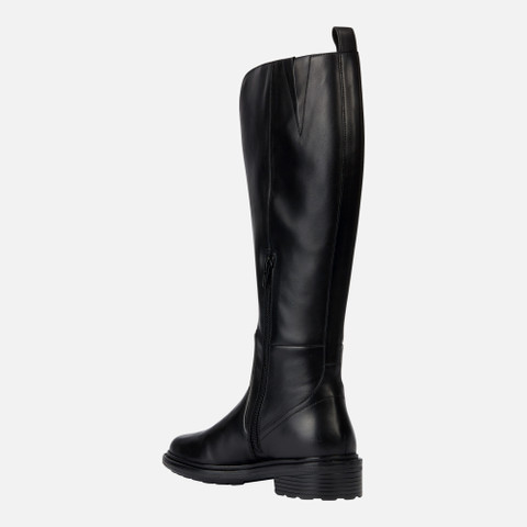 leather boots WALK PLEASURE WOMAN Black - image number 2 | GEOX