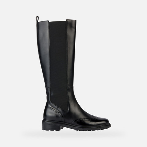 leather boots WALK PLEASURE WOMAN Black - image number 1 | GEOX