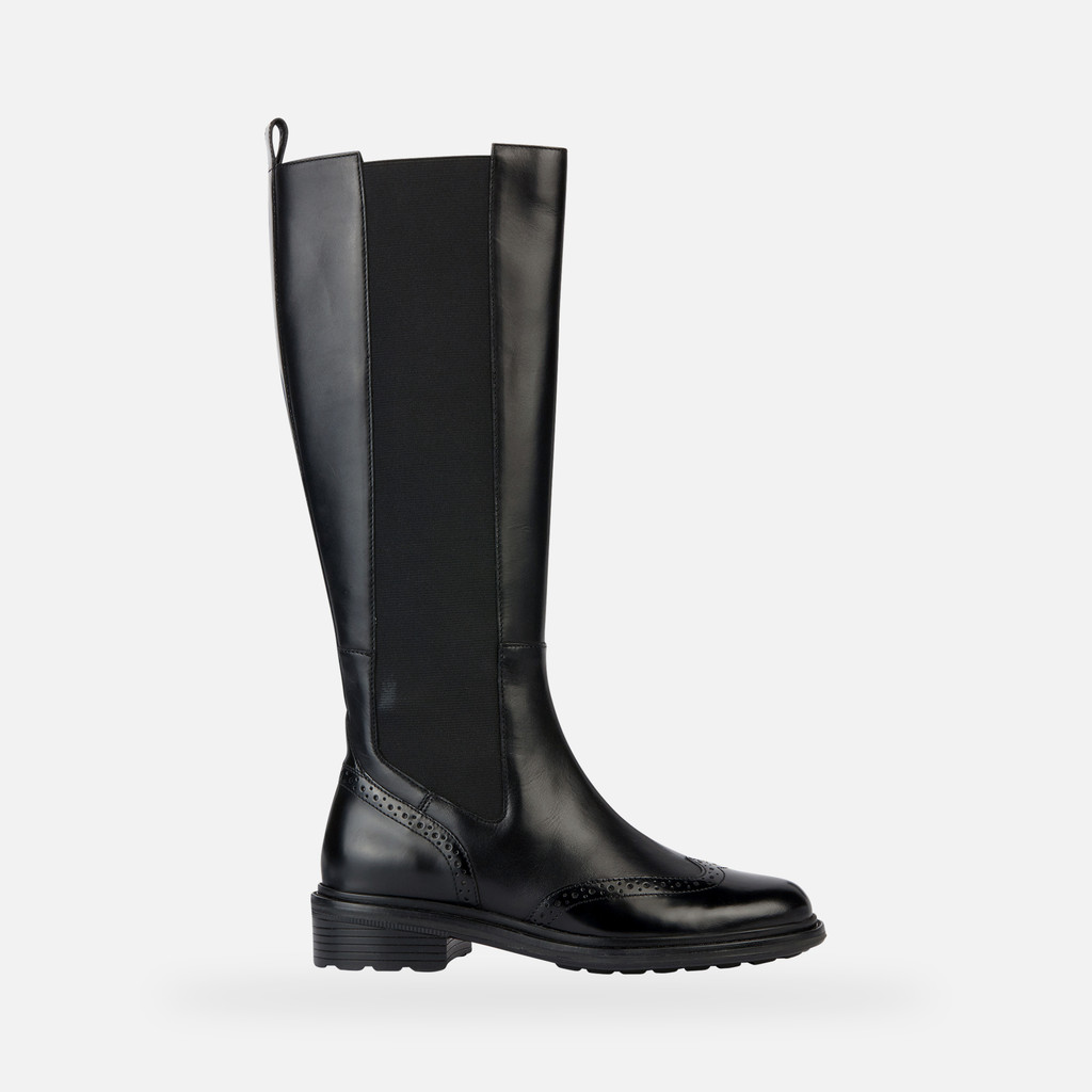 leather boots WALK PLEASURE WOMAN Black - image number 0 | GEOX