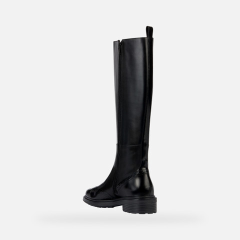 leather boots WALK PLEASURE WOMAN Black - image number 3 | GEOX