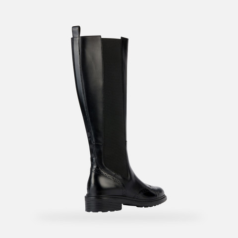 leather boots WALK PLEASURE WOMAN Black - image number 4 | GEOX