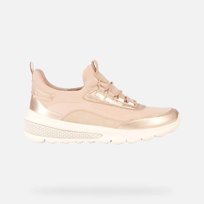 SNEAKERS MULHER SPHERICA ACTIF MULHER - NUDE/OURO ROSA