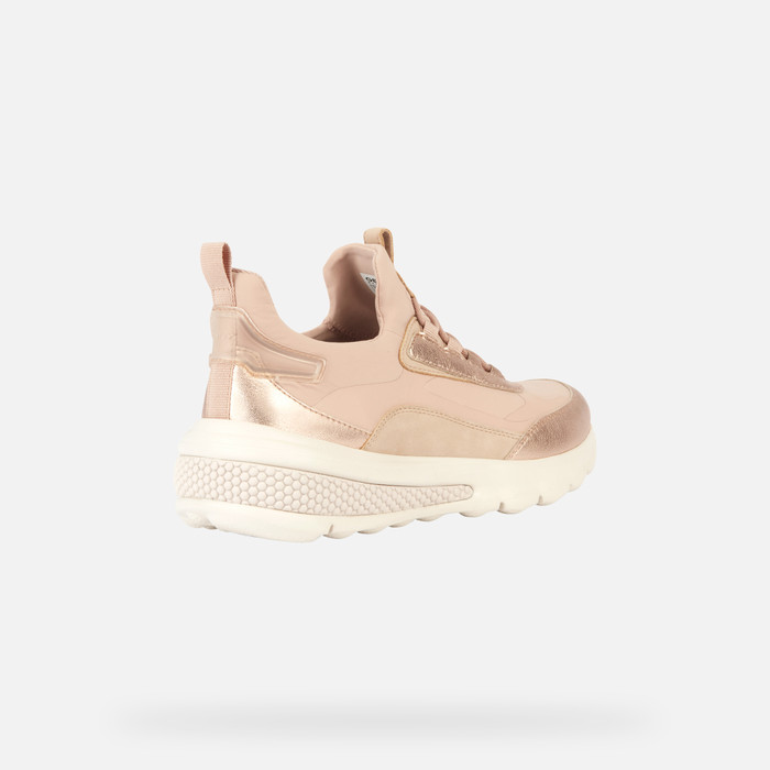 SNEAKERS MULHER SPHERICA ACTIF MULHER - NUDE/OURO ROSA