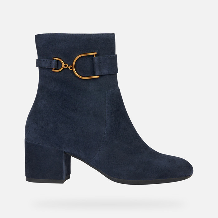 Medium heel ankle boots ELEANA WOMAN Dark Jeans | GEOX