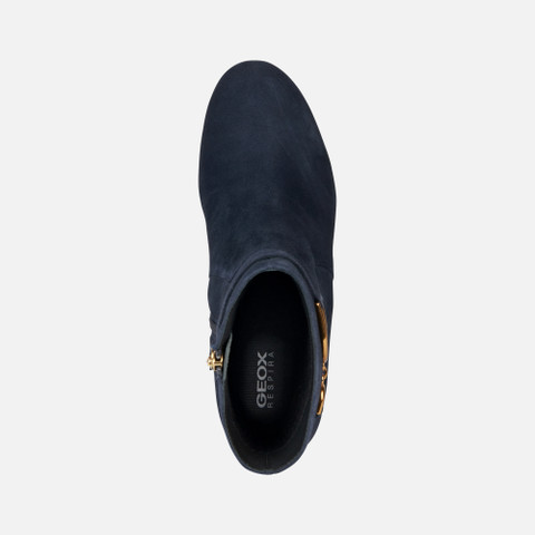 medium heel ankle boots ELEANA WOMAN Dark Jeans - image number 5 | GEOX