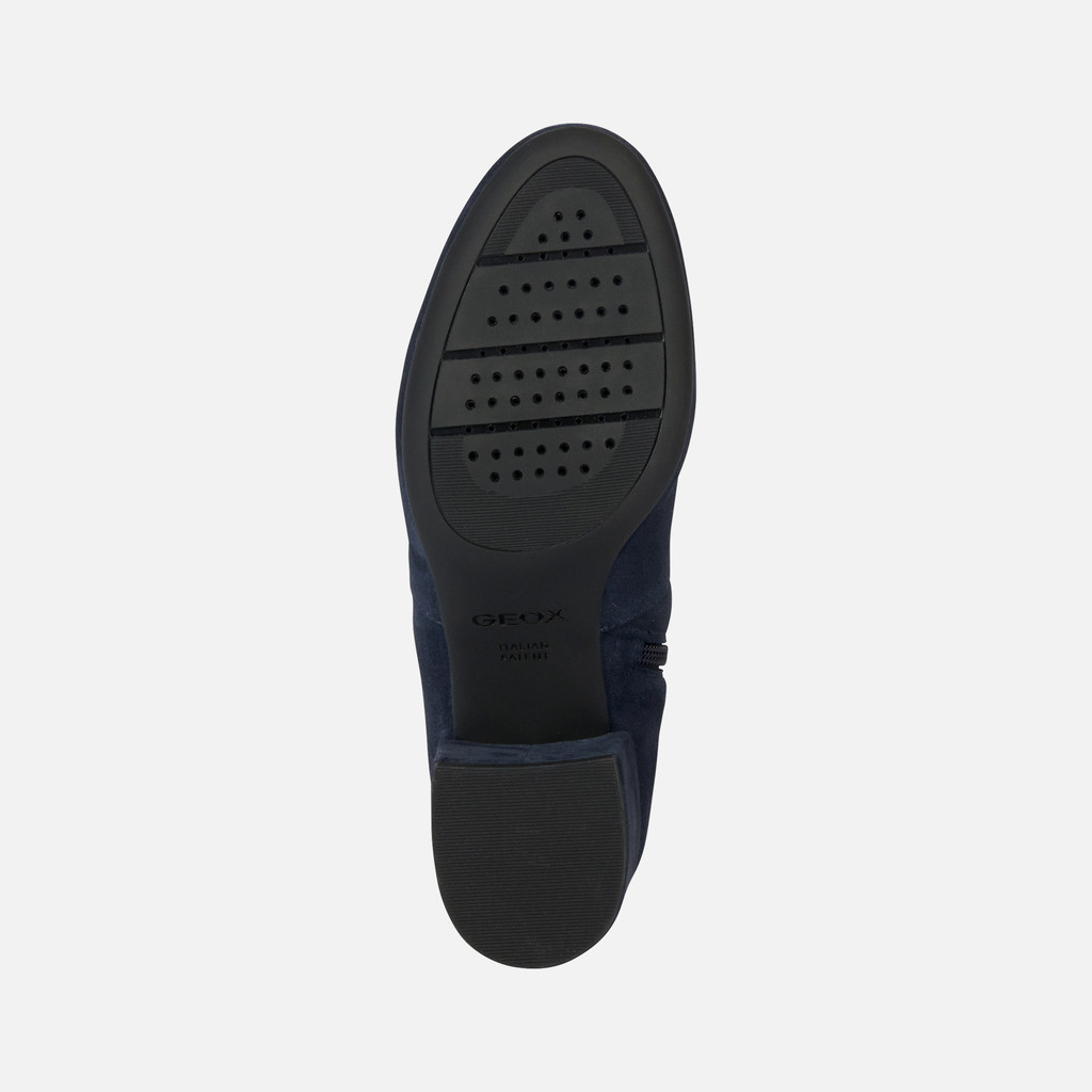 medium heel ankle boots ELEANA WOMAN Dark Jeans - image number 6 | GEOX