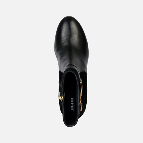 medium heel ankle boots ELEANA WOMAN Black - image number 5 | GEOX