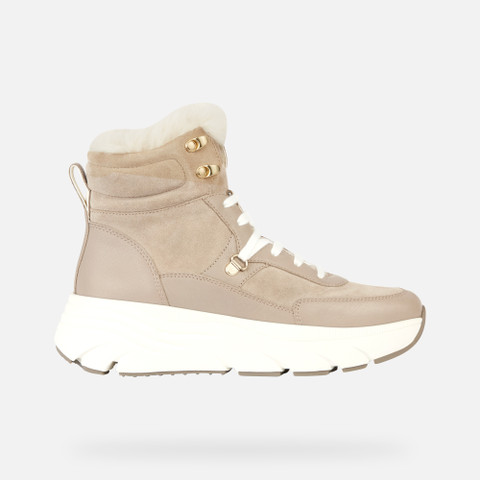 mid calf boots DIAMANTA WOMAN Sand - image number 1 | GEOX