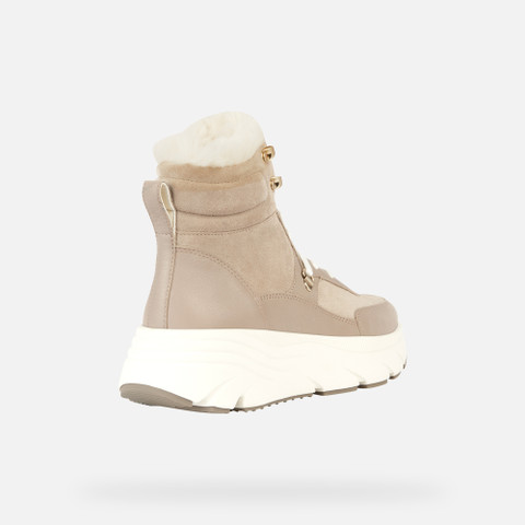 mid calf boots DIAMANTA WOMAN Sand - image number 4 | GEOX