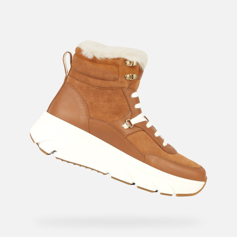 mid calf boots DIAMANTA WOMAN Cognac - image number 0 | GEOX