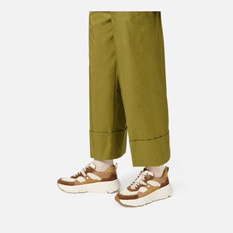 Sneakers à plateforme DIAMANTA FEMME Marron/Beige - image number 2 | GEOX