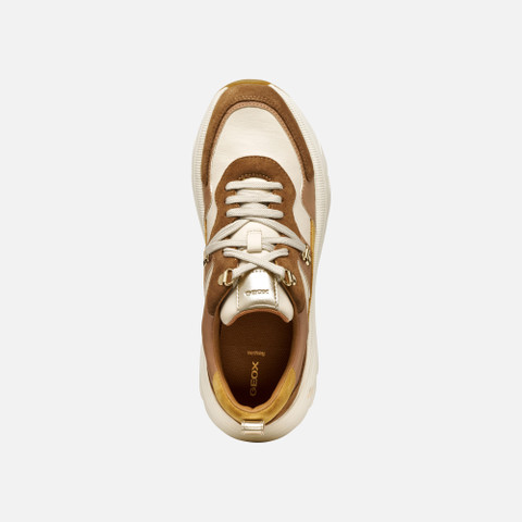 Platform trainers DIAMANTA WOMAN Mud/Beige - image number 5 | GEOX