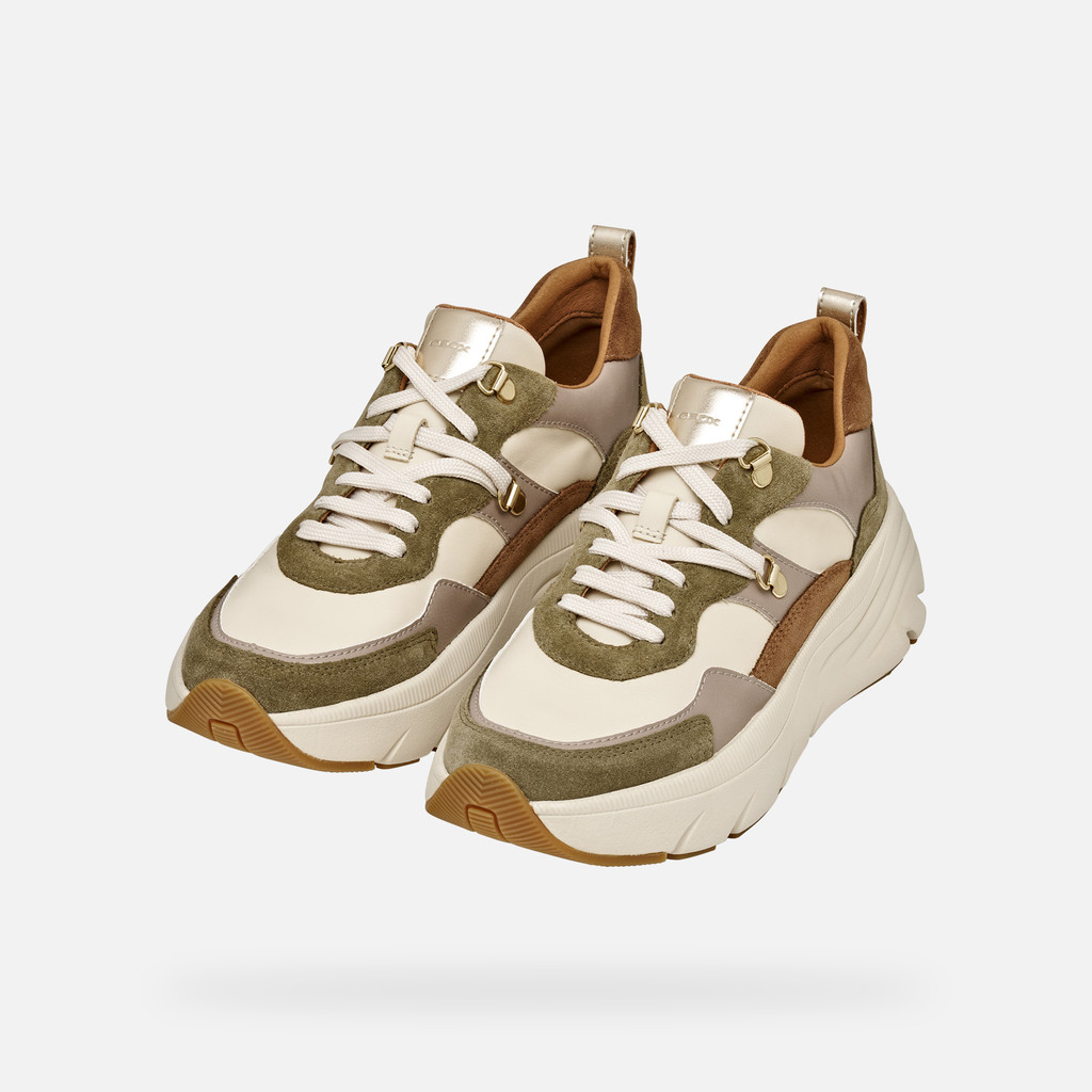 Platform trainers DIAMANTA WOMAN Musk/Powder - image number 8 | GEOX