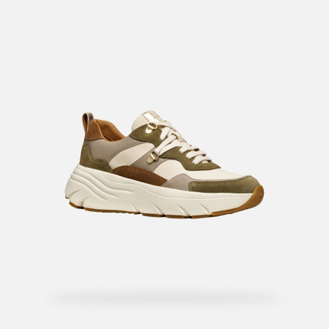 Platform trainers DIAMANTA WOMAN Musk/Powder - image number 2 | GEOX