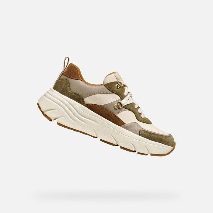Platform trainers DIAMANTA WOMAN Musk/Powder | GEOX