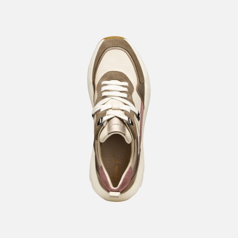 Platform sneakers DIAMANTA WOMAN Dove Grey/Sand - image number 5 | GEOX