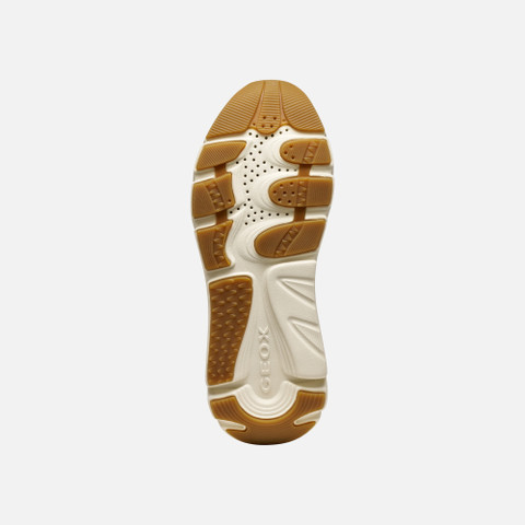 Platform trainers DIAMANTA WOMAN Papyrus/Cognac - image number 6 | GEOX