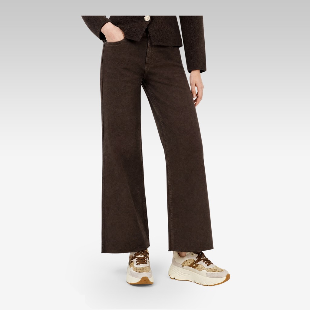 Platform sneakers DIAMANTA WOMAN Papyrus/Light sand - image number 1 | GEOX