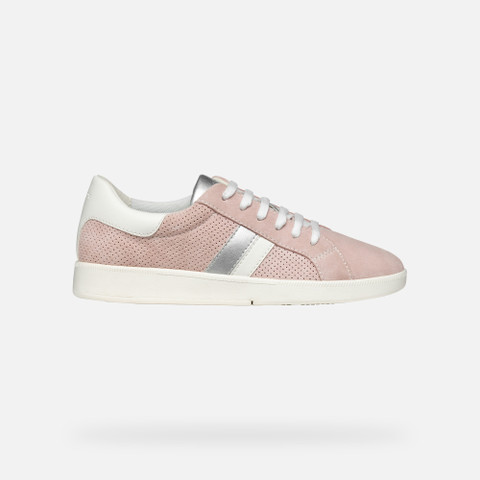 Low Top Sneakers MELEDA WOMAN Light Rose/Optic white - image number 1 | GEOX