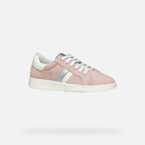 Low Top Sneakers MELEDA WOMAN Light Rose/Optic white - image number 2 | GEOX