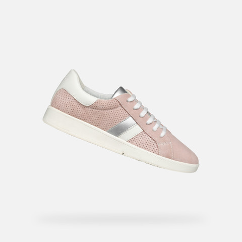 Low Top Sneakers MELEDA WOMAN Light Rose/Optic white - image number 0 | GEOX
