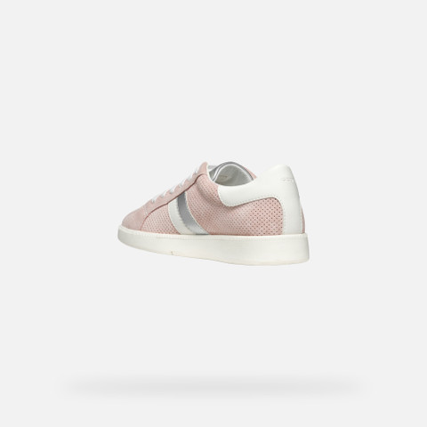 Low Top Sneakers MELEDA WOMAN Light Rose/Optic white - image number 3 | GEOX