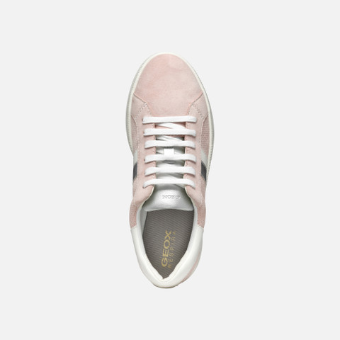 Low Top Sneakers MELEDA WOMAN Light Rose/Optic white - image number 5 | GEOX
