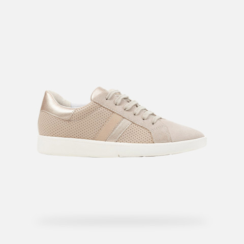 Low Top Sneakers MELEDA WOMAN Light Taupe - image number 1 | GEOX