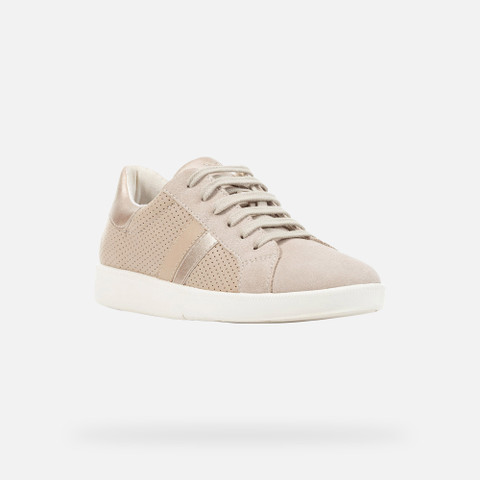 Low Top Sneakers MELEDA WOMAN Light Taupe - image number 2 | GEOX