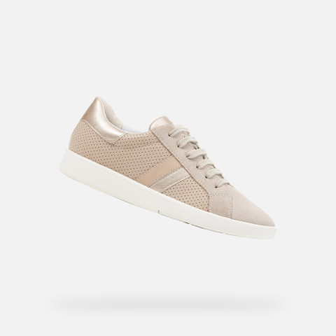Low Top Sneakers MELEDA WOMAN Light Taupe - image number 0 | GEOX