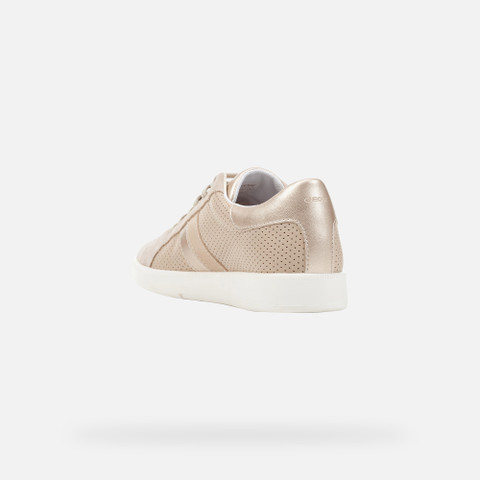Low Top Sneakers MELEDA WOMAN Light Taupe - image number 3 | GEOX