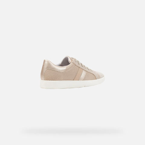 Low Top Sneakers MELEDA WOMAN Light Taupe - image number 4 | GEOX