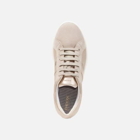 Low Top Sneakers MELEDA WOMAN Light Taupe - image number 5 | GEOX