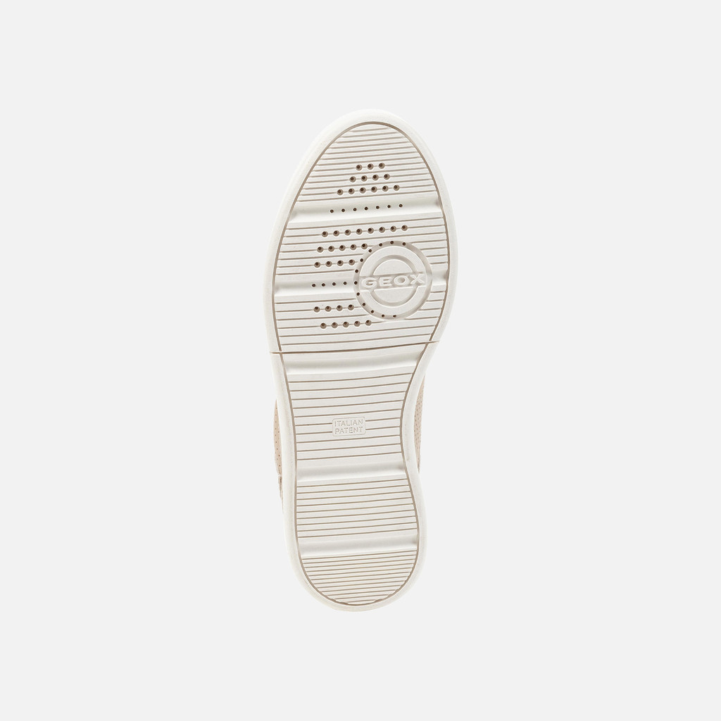 Low Top Sneakers MELEDA WOMAN Light Taupe - image number 6 | GEOX