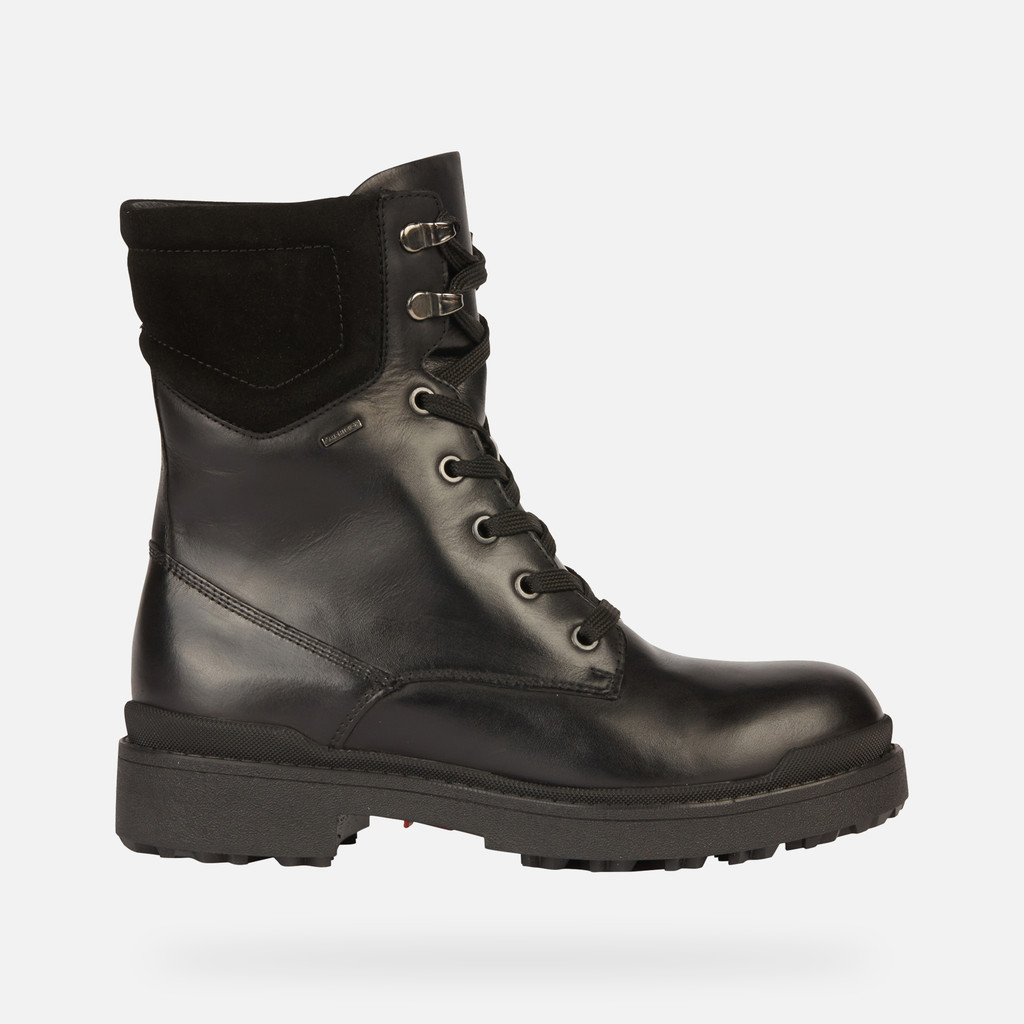 Geox® NEVEGAL B ABX A: Waterproof Boots black Woman | Geox®