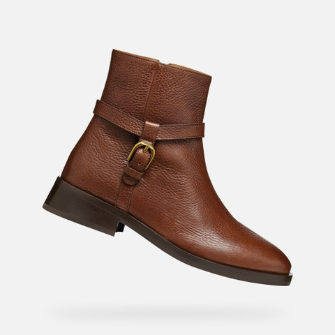 Geox brown boots best sale