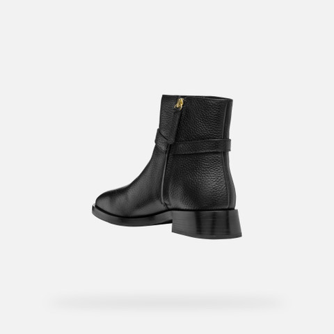 low heel ankle boots TORMALINA WOMAN Black - image number 3 | GEOX