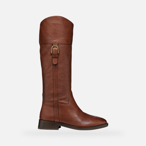 high boots TORMALINA WOMAN Brown - image number 0 | GEOX