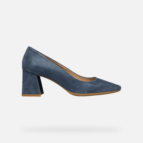 Medium heel pumps GISELDA WOMAN Dark Avio - image number 1 | GEOX