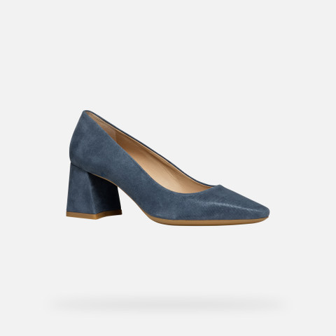 Medium heel pumps GISELDA WOMAN Dark Avio - image number 3 | GEOX