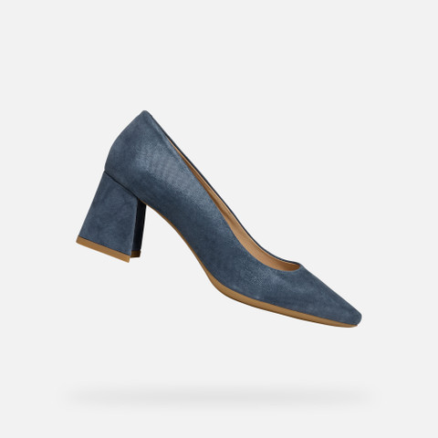 Medium heel pumps GISELDA WOMAN Dark Avio - image number 0 | GEOX
