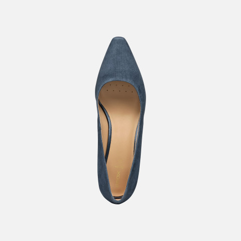 Medium heel pumps GISELDA WOMAN Dark Avio - image number 6 | GEOX