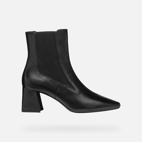 medium heel ankle boots GISELDA WOMAN Black - image number 1 | GEOX