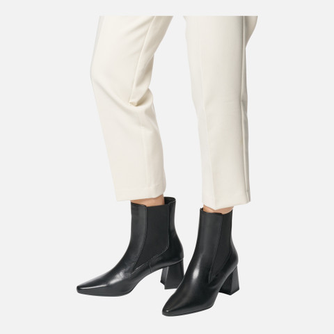 medium heel ankle boots GISELDA WOMAN Black - image number 2 | GEOX