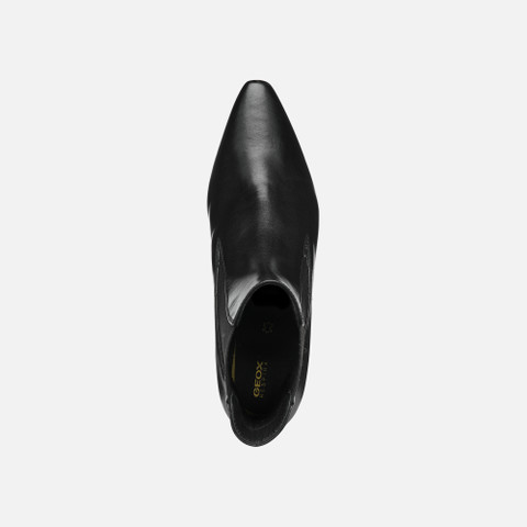 medium heel ankle boots GISELDA WOMAN Black - image number 6 | GEOX
