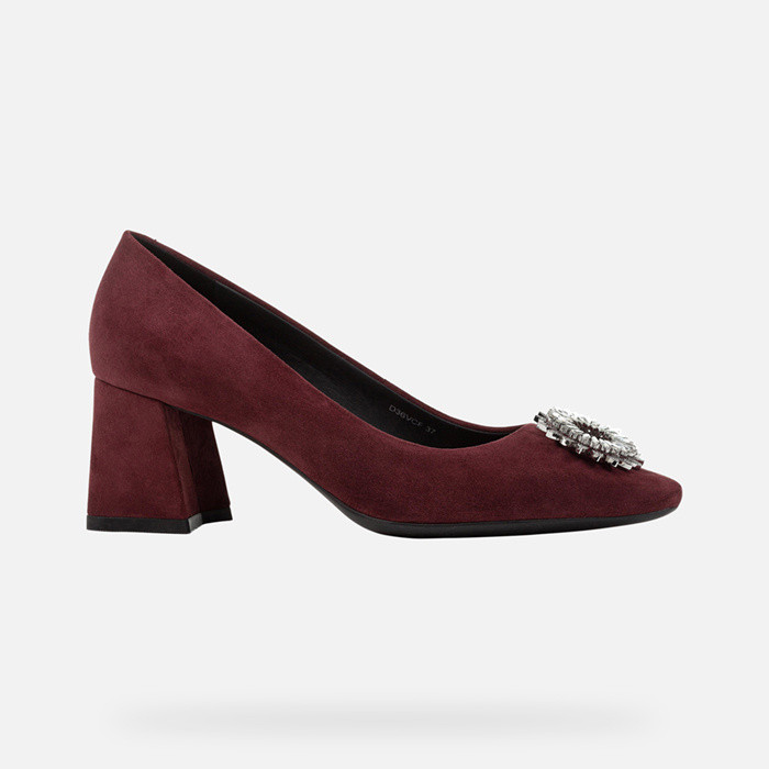 Medium heel pumps GISELDA WOMAN Burgundy | GEOX