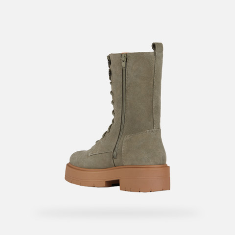 combat boots SPHERICA EC7 WOMAN Sage - image number 3 | GEOX