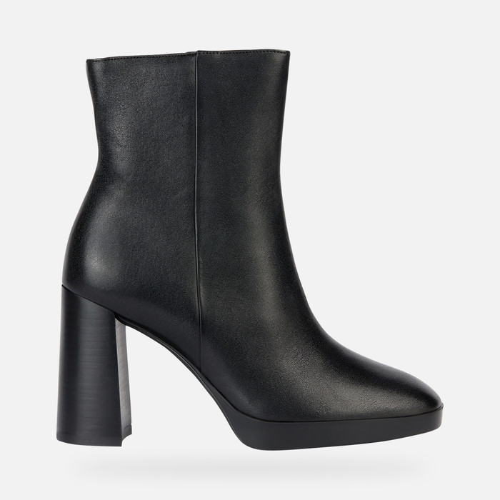 Geox® TEULADA: High-Heel Ankle Boots black Woman | Geox®